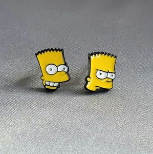 New Bart Simpsons stud earrings